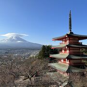 富士山の撮影スポットとして人気
