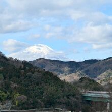 低山ながら富士山の裾野まで拝める