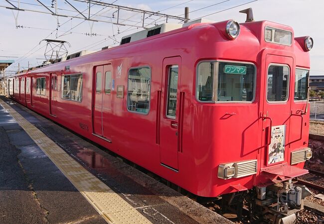 寒い日の午後に、吉良吉田駅から乗車