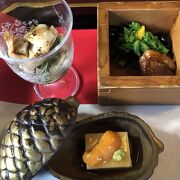 東京タワー下のお豆腐料理のお店