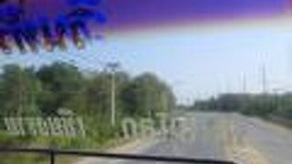 二階建てバス最前列のパノラマシートでゆったりと座れました