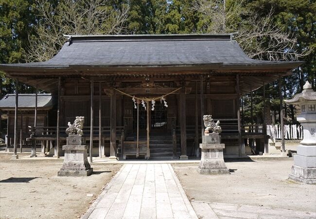 現在は鮎貝八幡宮が建っています