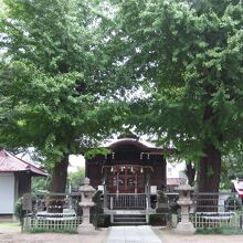 八幡神社の拝殿