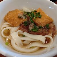 朝食ブッフェのきしめん