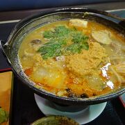 冬はあんこう料理が食べられる　１人用鍋もあり