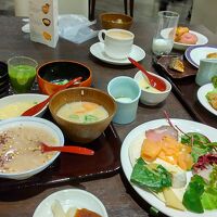 朝食の種類は多いです