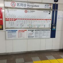 東京メトロ丸ノ内線茗荷谷駅