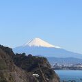 高台にあり遮る物がない部屋からは駿河湾と富士山。。