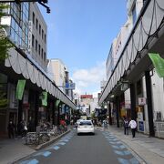 盛岡の繁華街にある商店街