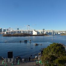 レインボーブリッジ方面の風景