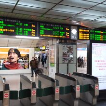 JRは慣れているので乗りやすい（札幌駅）