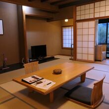 ゆったり広々としたお部屋