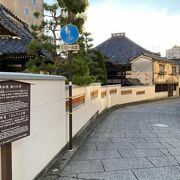 かつてあった栗田城から善光寺に至る道