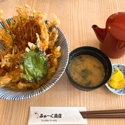 美味しい海老天丼