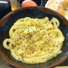 和風あっさりカルボナーラな味わい。