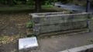 天皇が井戸のほとりに桜を植え、清水をめでた場所