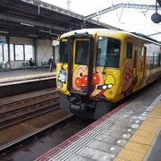 土讃線でもアンパンマン列車は走っている