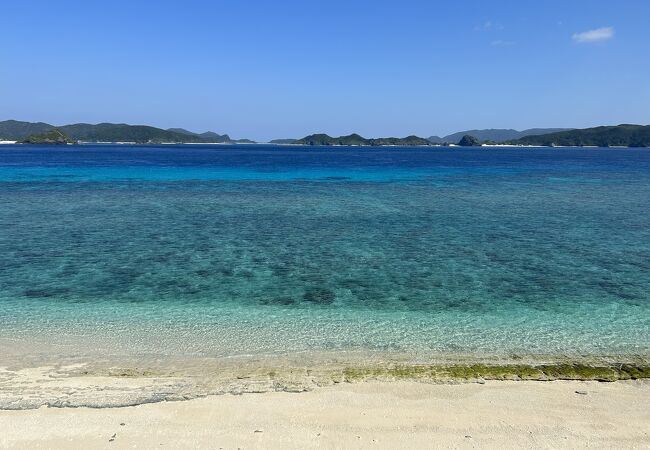 午後がお勧め☆阿嘉島で一番きれいな海が見れるポイントです