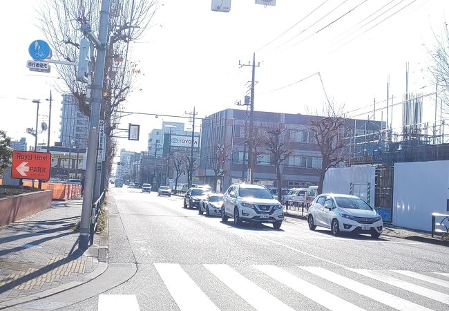 鎌倉街道と交差してました