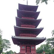 関東では最古の五重塔