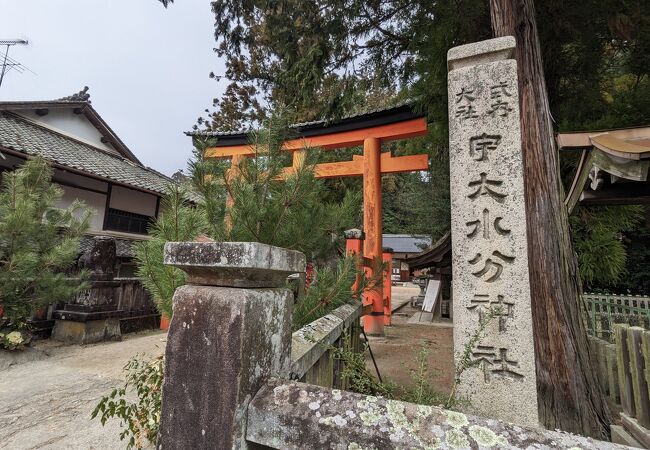 宇太水分神社本殿