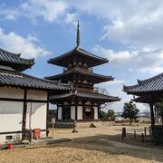 日本最古の木造の三重の塔