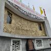 台座には最後の晩餐も