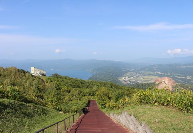 有珠山火口原展望台