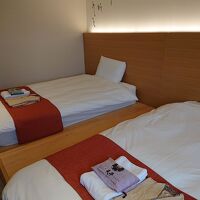 ツインの部屋です。