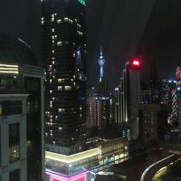 ...窓からの夜景がきれいに見えました。