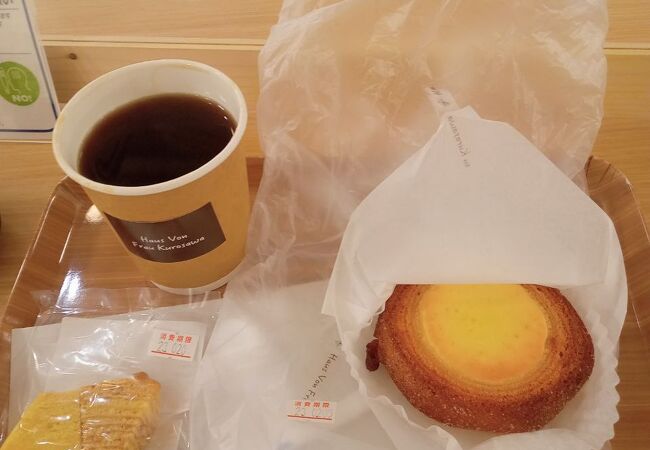 バウムクーヘンで有名、コーヒーもおいしいです