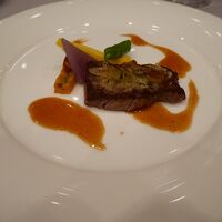 夕食 牛肉のソテー