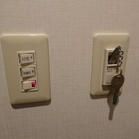 部屋の鍵はカード式ではありません