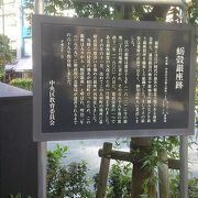 江戸時代に貨幣鋳造所があった地