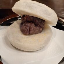 梅ヶ枝餅のあんこサンド