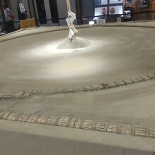 １階には土俵が