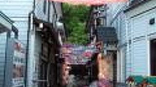 和傘の装飾がユニーク