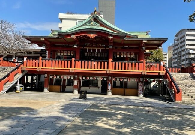 大阪の九条に鎮座する約400年の神社
