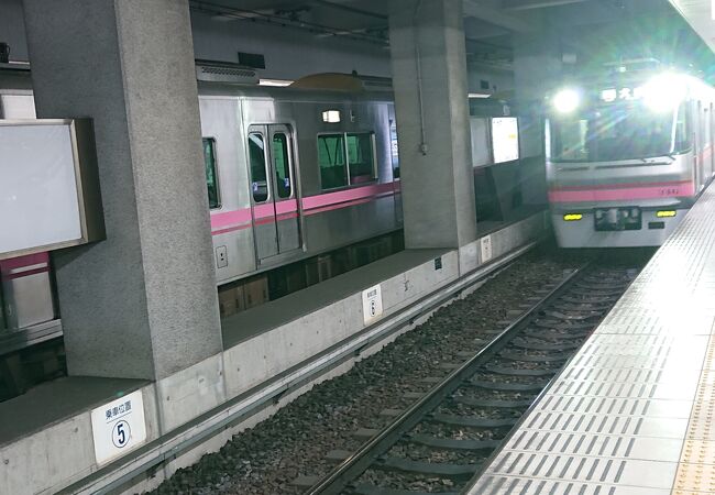平日の午後4時台に、小牧駅から田県神社前駅まで乗車