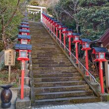 遠見岬神社の石段