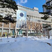 雪の札幌駅