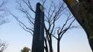 岐阜駅からすぐの緑地