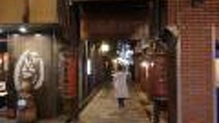 美しい石畳が何とも言えません