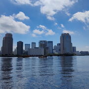 橋上からの風景が大都会東京