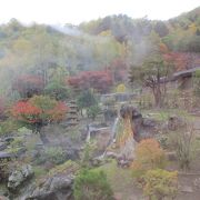 秋の豊平峡温泉