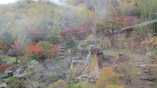 秋の豊平峡温泉