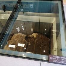 遺跡の展示