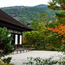 書院前の枯山水庭園