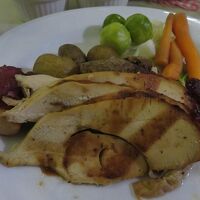 ターキーはちょっとパサついていたのが惜しい！