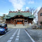 金沢の市場の発祥の地とされる神社